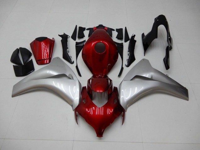 Rouge Argent 08-11 CBR1000RR Carénages Moto Rouge Argent 08-11 CBR1000RR Carénages Moto