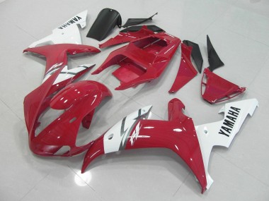 Rouge Blanc 02-03 YZF R1 Carénage Moto