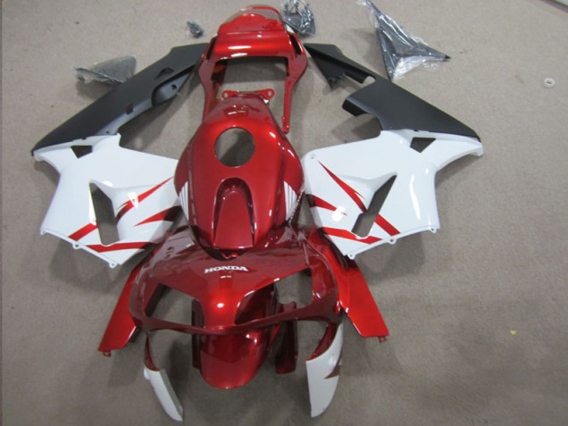 Rouge Blanc 03-04 CBR600RR Carrosserie Moto