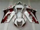 Rouge Blanc 03-04 GSXR 1000 Carénage Moto