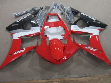 Rouge Blanc 03-05 YZF R6 Carénage Moto