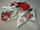 Rouge Blanc 05-06 GSXR 1000 Carénages Moto Rouge Blanc 05-06 GSXR 1000 Carénages Moto
