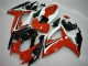 Rouge Blanc 06-07 GSXR 600/750 Carénages Moto Rouge Blanc 06-07 GSXR 600/750 Carénages Moto