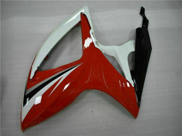 Rouge Blanc 06-07 GSXR 600/750 Carénages Moto Rouge Blanc 06-07 GSXR 600/750 Carénages Moto