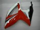 Rouge Blanc 06-07 GSXR 600/750 Carénages Moto Rouge Blanc 06-07 GSXR 600/750 Carénages Moto