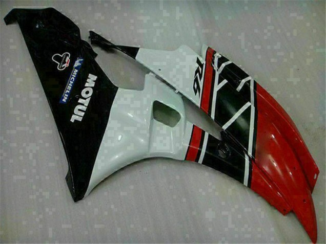 Rouge Blanc 06-07 YZF R6 Carénage Moto de Rechange Rouge Blanc 06-07 YZF R6 Carénage Moto de Rechange