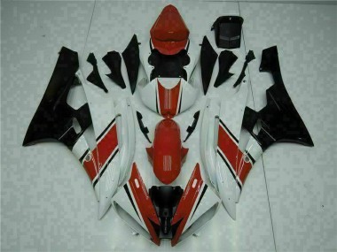 Rouge Blanc 06-07 YZF R6 Kit Carénages Motos
