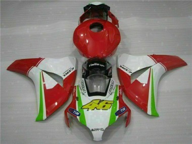 Rouge Blanc 08-11 CBR1000RR Carénage Moto