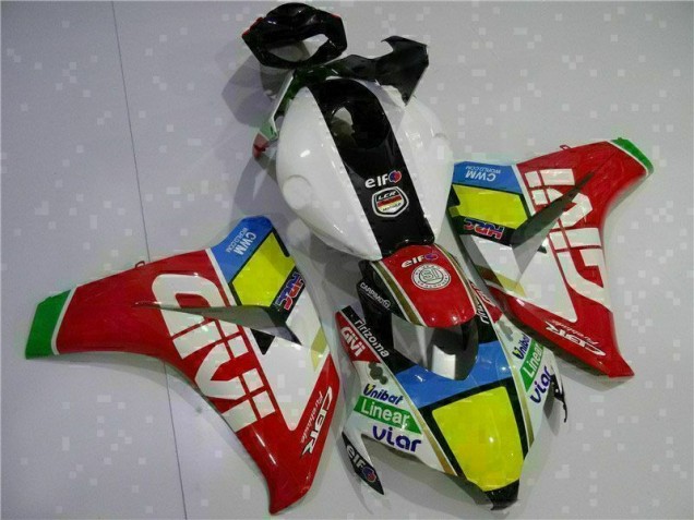 Rouge Blanc 08-11 CBR1000RR Carénages Moto & Carrosserie Rouge Blanc 08-11 CBR1000RR Carénages Moto & Carrosserie