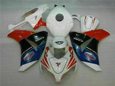 Rouge Blanc 08-11 CBR1000RR Carénages Moto