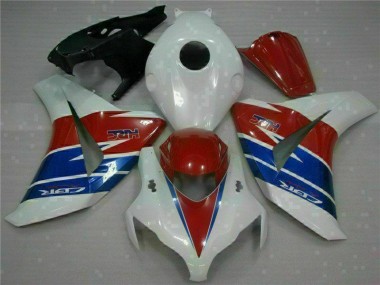 Rouge Blanc 08-11 CBR1000RR Kit Carénages Motos Complet