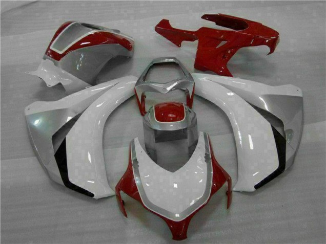 Rouge Blanc 08-11 CBR1000RR Kit Carénages Motos & Plastique Rouge Blanc 08-11 CBR1000RR Kit Carénages Motos & Plastique