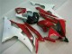 Rouge Blanc 08-16 YZF R6 Carénage Moto Rouge Blanc 08-16 YZF R6 Carénage Moto