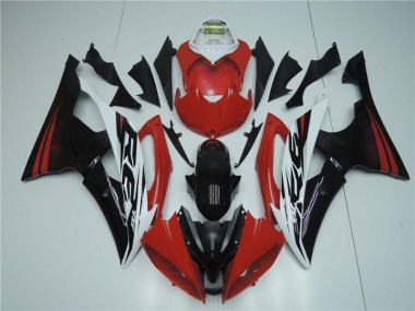 Rouge Blanc 08-16 YZF R6 Carénages Moto