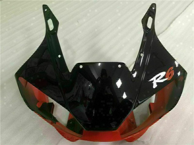 Rouge Blanc 98-02 YZF R6 Carénage Moto Rouge Blanc 98-02 YZF R6 Carénage Moto