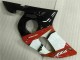 Rouge Blanc 98-02 YZF R6 Carénage Moto Rouge Blanc 98-02 YZF R6 Carénage Moto