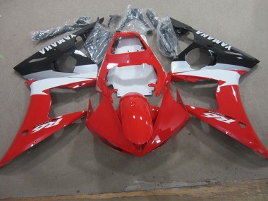 Rouge Blanc Décalque 03-05 YZF R6 Carénage Moto