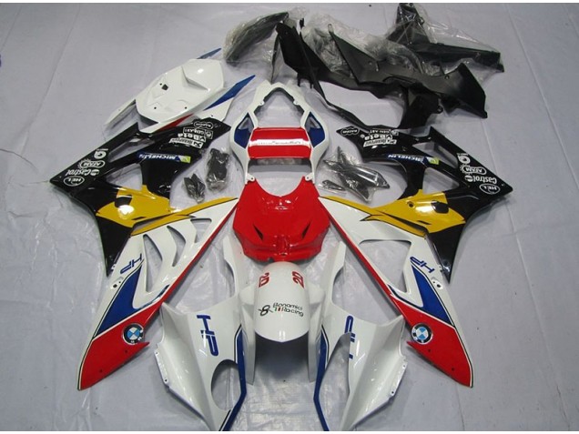 Rouge Blanc Jaune 09-14 S1000RR Carénage Moto Rouge Blanc Jaune 09-14 S1000RR Carénage Moto