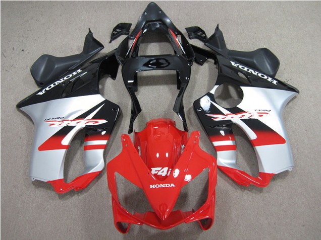 Rouge Blanc Noir 01-03 CBR600 F4i Carénage Moto