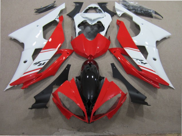 Rouge Blanc Noir 08-16 YZF R6 Carénages Moto