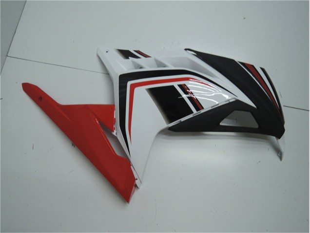 Rouge Blanc Noir 13-16 EX300 Carénage Moto Rouge Blanc Noir 13-16 EX300 Carénage Moto