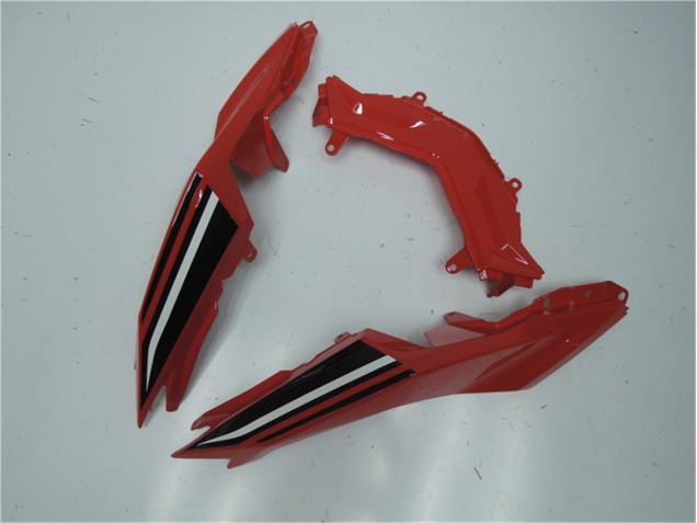 Rouge Blanc Noir 13-16 EX300 Carénage Moto Rouge Blanc Noir 13-16 EX300 Carénage Moto