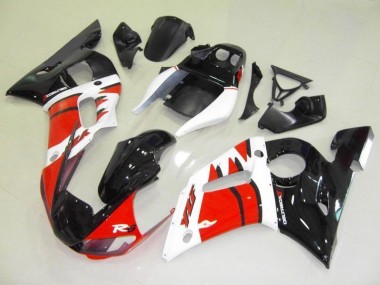 Rouge Blanc Noir 98-02 YZF R6 Carénages Moto