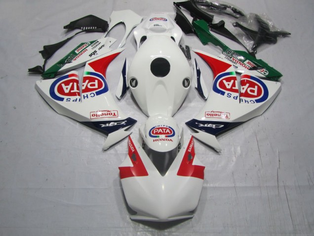 Rouge Blanc PATA 12-16 CBR1000RR Carénage Moto Rouge Blanc PATA 12-16 CBR1000RR Carénage Moto