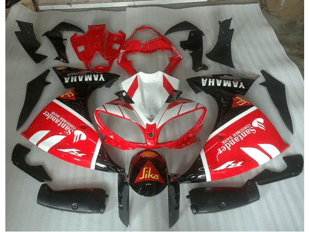 Rouge Blanc et Noir Graphique 12-14 YZF R1 Carénage Moto Rouge Blanc et Noir Graphique 12-14 YZF R1 Carénage Moto