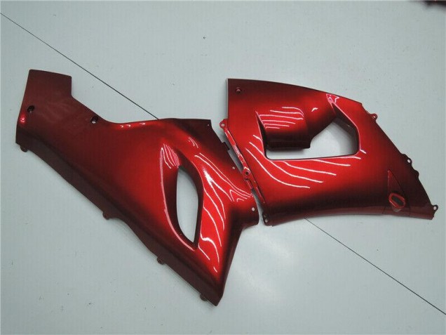 Rouge Bonbon 05-06 ZX6R Carénage Moto Rouge Bonbon 05-06 ZX6R Carénage Moto