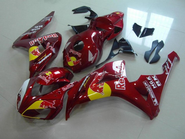 Rouge Bonbon Red Bull 06-07 CBR1000RR Carénage Moto