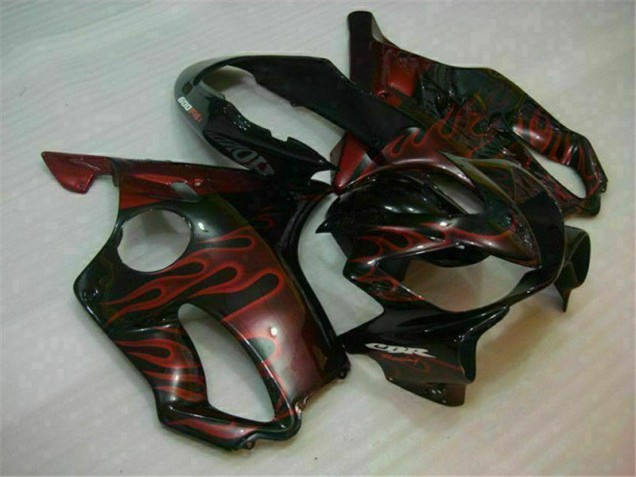 Rouge Flamme 04-07 CBR600 F4i Carénage Moto Rouge Flamme 04-07 CBR600 F4i Carénage Moto