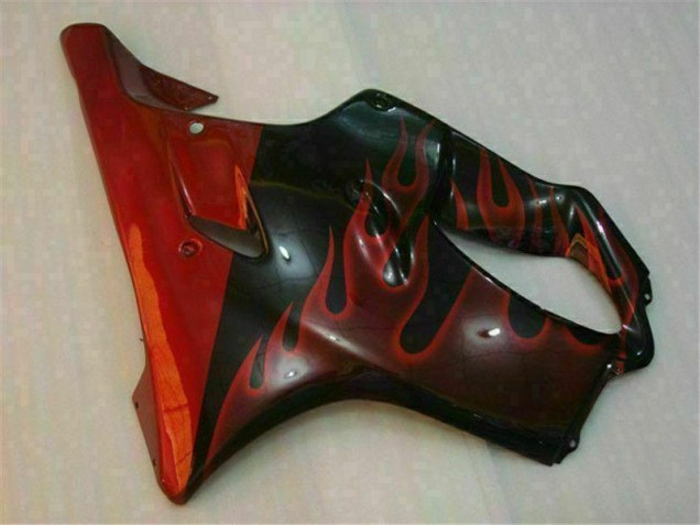 Rouge Flamme 04-07 CBR600 F4i Carénage Moto Rouge Flamme 04-07 CBR600 F4i Carénage Moto