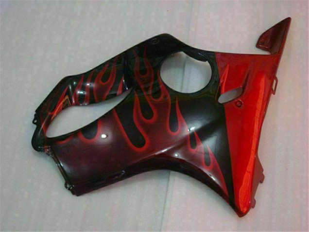 Rouge Flamme 04-07 CBR600 F4i Carénage Moto Rouge Flamme 04-07 CBR600 F4i Carénage Moto