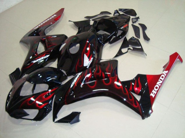 Rouge Flamme 06-07 CBR1000RR Carénage Moto Rouge Flamme 06-07 CBR1000RR Carénage Moto