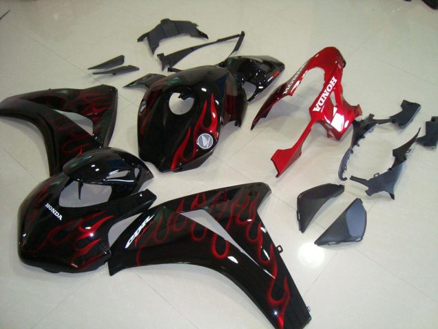 Rouge Flamme Courses 08-11 CBR1000RR Carénage Moto Rouge Flamme Courses 08-11 CBR1000RR Carénage Moto