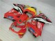 Rouge Jaune 08-12 EX250 Carénage Moto Rouge Jaune 08-12 EX250 Carénage Moto