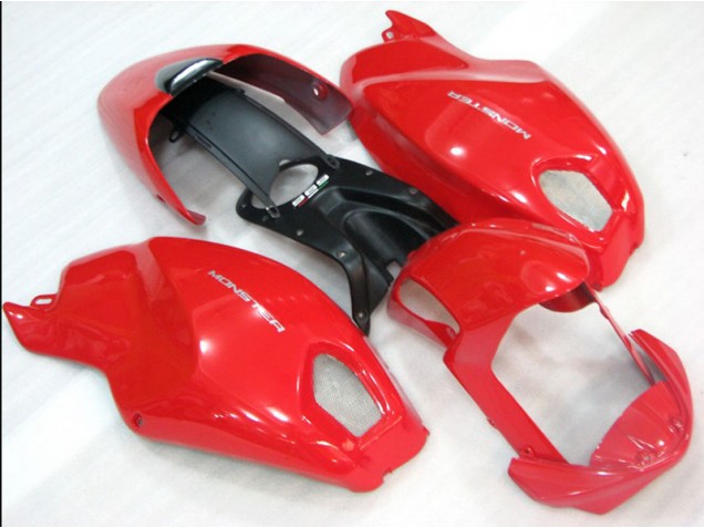 Rouge Monster 08-12 Ducati Monster 696 Carénage Moto Rouge Monster 08-12 Ducati Monster 696 Carénage Moto