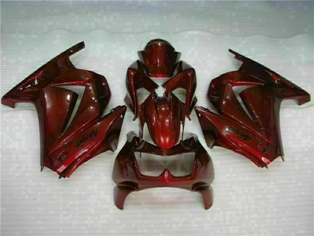 Rouge Ninja 08-12 EX250 Carénage Moto Rouge Ninja 08-12 EX250 Carénage Moto