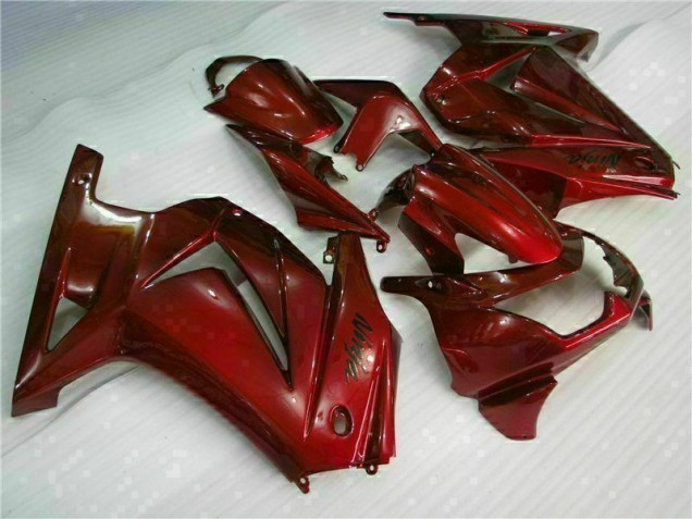 Rouge Ninja 08-12 EX250 Carénage Moto Rouge Ninja 08-12 EX250 Carénage Moto