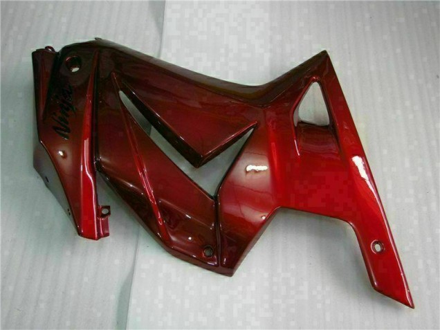 Rouge Ninja 08-12 EX250 Carénage Moto Rouge Ninja 08-12 EX250 Carénage Moto