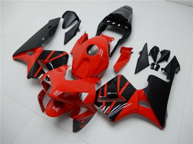 Rouge Noir 03-04 CBR600RR Carénage Moto Rouge Noir 03-04 CBR600RR Carénage Moto
