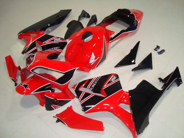 Rouge Noir 03-04 CBR600RR Kit Carénages Motos & Plastique
