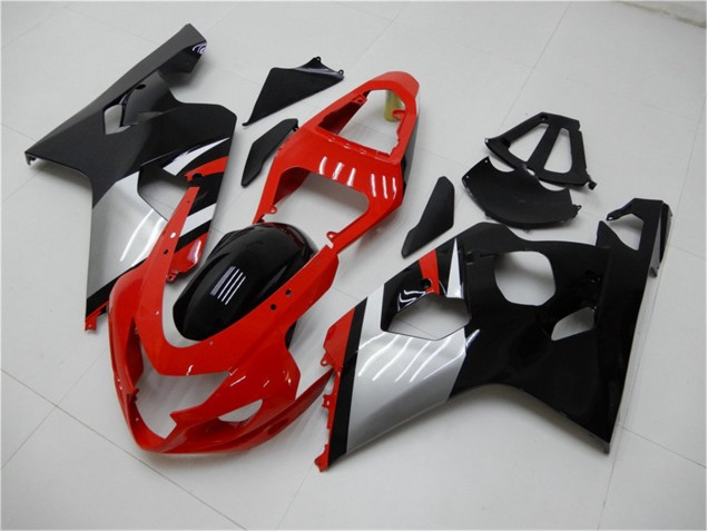Rouge Noir 04-05 GSXR 600/750 Carénage Moto Rouge Noir 04-05 GSXR 600/750 Carénage Moto