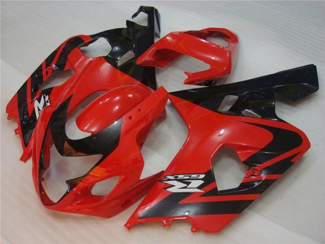 Rouge Noir 04-05 GSXR 600/750 Carénages Moto Rouge Noir 04-05 GSXR 600/750 Carénages Moto