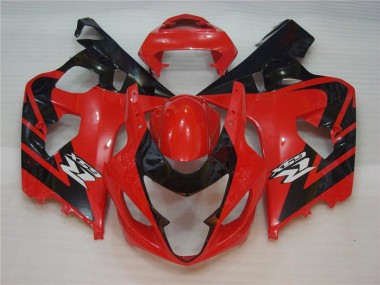Rouge Noir 04-05 GSXR 600/750 Carénages Moto