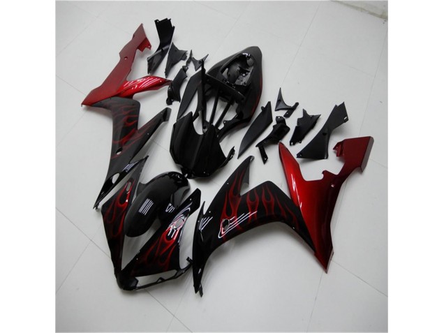 Rouge Noir 04-06 YZF R1 Carénages Moto Rouge Noir 04-06 YZF R1 Carénages Moto