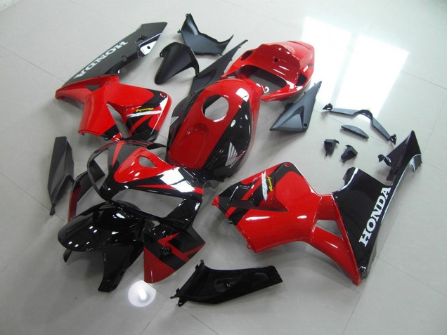 Rouge Noir 05-06 CBR600RR Carénage Moto Rouge Noir 05-06 CBR600RR Carénage Moto
