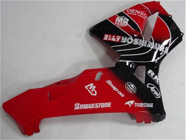 Rouge Noir 05-06 CBR600RR Kit Carénages Motos & Plastique
