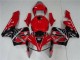 Rouge Noir 05-06 CBR600RR Kit Carénages Motos & Plastique